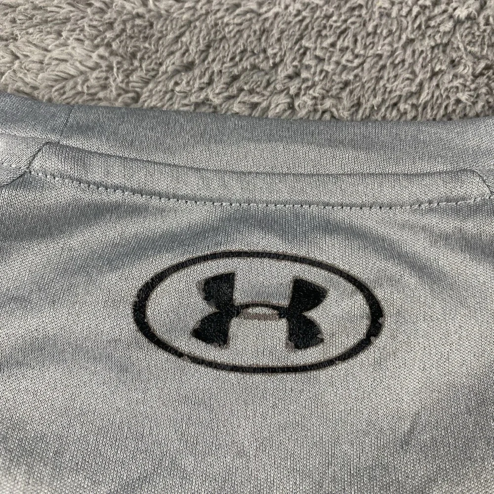 Under‎ Armour Loose Heatgear Shirt Mens Small Gray Raglan Short Sleeve
